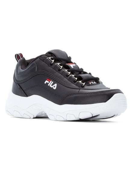 ZAPATILLAS FILA STRADA LOW NEGRA MUJER (1010560.25Y). ZAPATILLAS FILA STRADA LOW NEGRA MUJER (1010560.25Y).