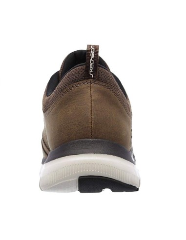 skechers flex sole hombre marron