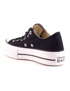 ZAPATILLAS CONVERSE ALL STAR LIFT OX NEGRA MUJER (560250C). 2