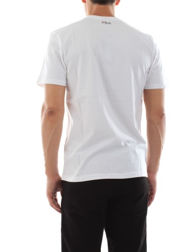 camiseta fila blanca hombre