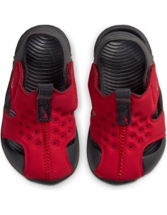CHANCLA NIKE SUNRAY ROJA NIÑO (943827-603). 2