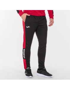PANTALON JOMA CHAMPIONSHIP NEGRO-ROJO HOMBRE (100761.106). 2