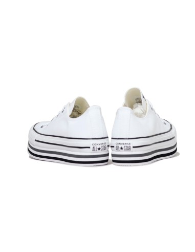 ZAPATILLAS CONVERSE PLATAFORMA BLANCA MUJER (563971C).