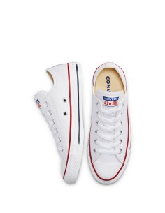 ZAPATILLAS CONVERSE PIEL BLANCA MUJER (132173C). 2