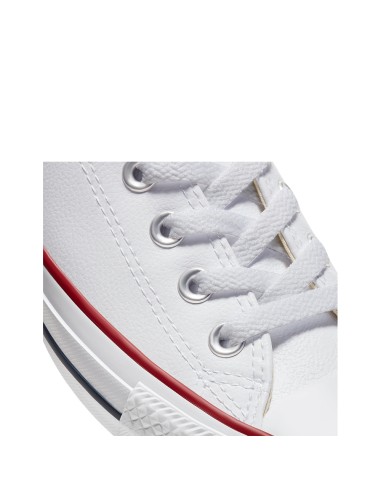 ZAPATILLAS CONVERSE PIEL BLANCA MUJER (132173C).