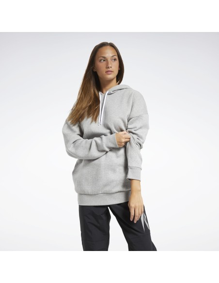 SUDADERA REEBOK GRIS WOR MYT OVERSIZED (FU2392). SUDADERA REEBOK GRIS WOR MYT OVERSIZED (FU2392).