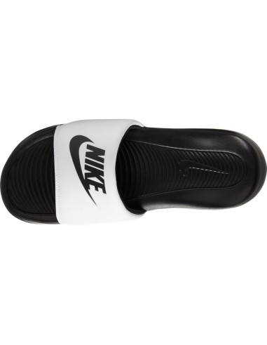 CHANCLAS NIKE BLANCO Y NEGRO VICTORI ONE SLIDE (CN9675-005).
