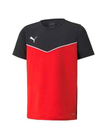 CAMISETA PUMA ROJA NEGRA (657527-01).