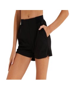 SHORT ELLESSE NEGRO CON BOLSILLOS LATERALES CON CREMALLERA, CINTURILLA ELASTICA. 2