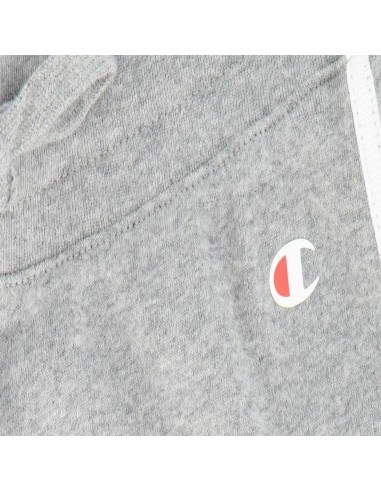 SHORT CHAMPION GRIS DE ALGODON CON CORDON EN CINTURA AJUSTABLE