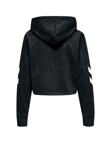 SUDADERA NEGRA MUJER HUMMEL (212561-2001).