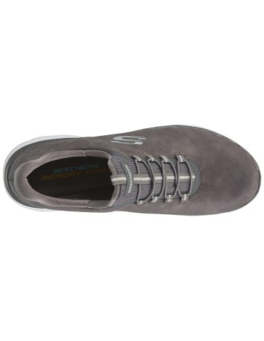 ZAPATILLAS SUMMITS GRIS PIEL SIN CORDONES (88888301-CHAR).