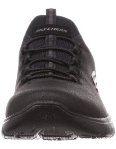 ZAPATILLAS SUMMITS NEGRAS PIEL SIN CORDONES (88888301-BBK). 2
