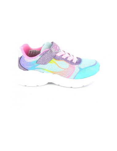 ZAPATILLAS RAINBOW RAC VELCRO AZUL CLARO (302309L-MLT).