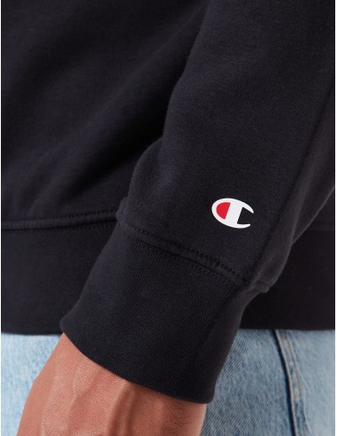 SUDADERA NEGRA CHAMPION CUELLO CAJA (217995-NBK).