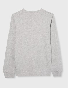 CAMISETA GRIS MANGA LARGAS (306175-EM006). 2