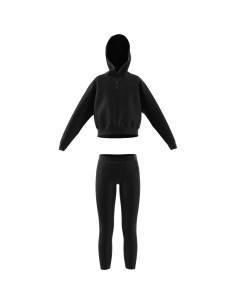 CONJUNTO ADIDAS NEGRO SUDADERA CAPUCHA Y LEGUIN (HN3479). 2