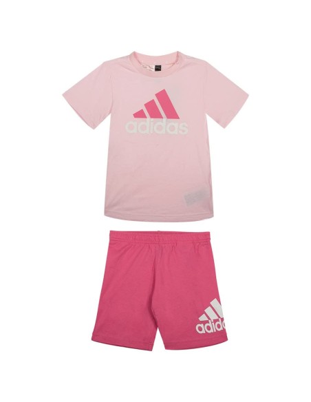 CONJUNTO ADIDAS ROSA NIÑA (HR5902).