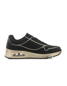 ZAPATILLAS UNO GEN 1 SKECHERS NEGRO DORADO (310538L-BKRG). 2