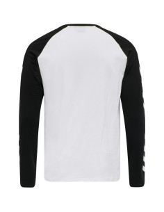 CAMISETA HUMMEL BLANCA NEGRA (212874-9001). 2