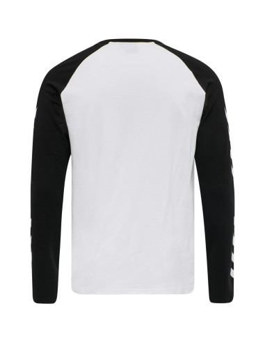 CAMISETA HUMMEL BLANCA NEGRA (212874-9001).