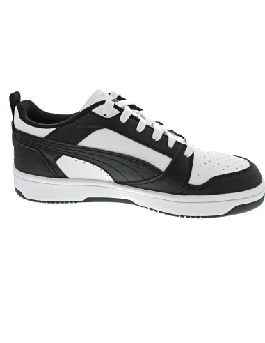 ZAPATILLAS PUMA REBOUND NEGRO BLANCO (392328-01).