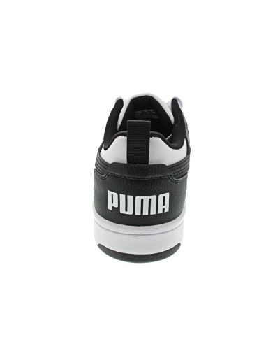 ZAPATILLAS PUMA REBOUND NEGRO BLANCO (392328-01).