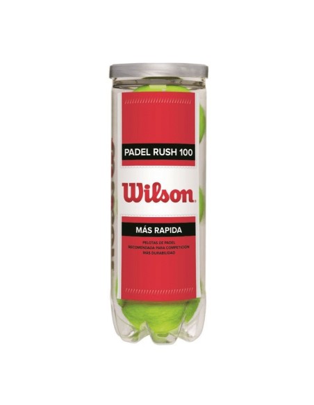BOTE PELOTAS PADEL WILSON RUSH 100 (0501204).