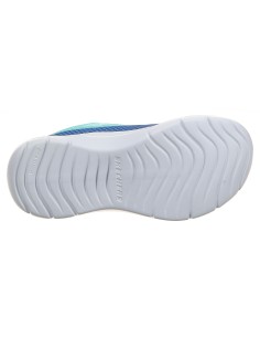 ZAPATILLAS SKECH FAST VELCRO TURQUESA (303534L-TLNV). 2