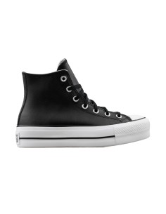 BOTAS PIEL NEGRAS PLATAFORMA CONVERSE (561675C). 2