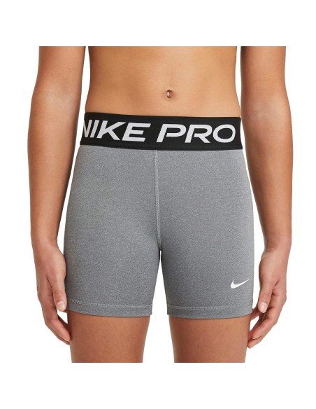 SHORT NIKE PRO GRIS NIÑA (DA1033-091).
