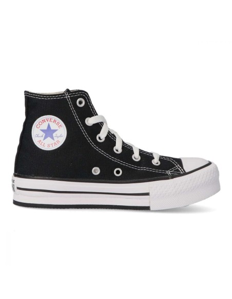 ZAPATILLAS CONVERSE NEGRA PLATAFORMA (372859C).