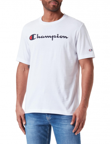 Camiseta Champion Crewneck para Adultos en color blanco (219831-WHT).