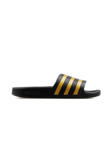 adidas Adilette Aqua Slides - Sandalias Unisex para Adultos en Negro y Dorado (EG1758).