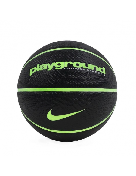 Balón de Baloncesto Negro Fluorescente Playground: Destaca en la Cancha (N.100.4371.060).