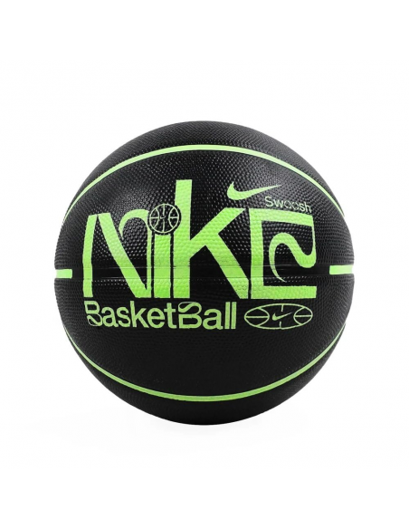Balón de Baloncesto Negro Fluorescente Playground: Destaca en la Cancha (N.100.4371.060).