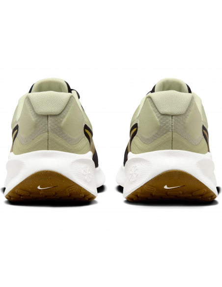 NIKE Revolution 7: Zapatillas Sneaker para Hombre en Negro, Broncíneo, Verde Oliva y Blanco Cumbre (FB2207-006).