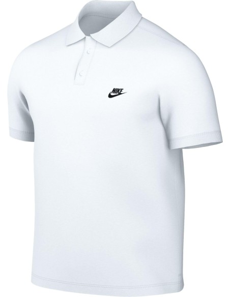 NIKE Club Polo Shirt para Hombre en Color Blanco: Estilo Clásico y Comodidad (FN3894-100).