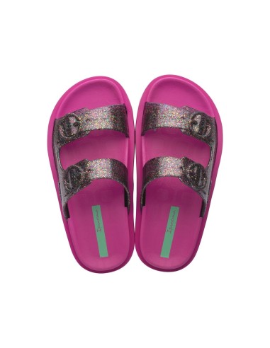 Chancla Ipanema Follow Print Kids para Niñas en Fucsia (IP27029-AJ313).