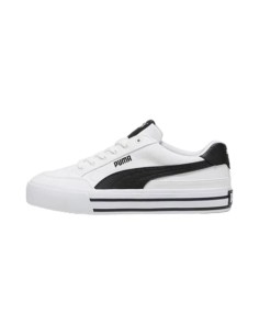 Zapatillas Court Classic Blancas y Negras (396353-02). 2