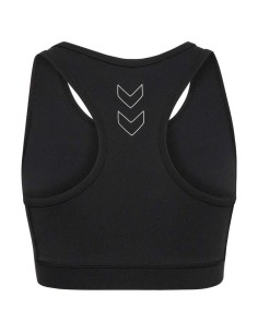Sujetador Bra Negro Hummel Fundamental - Comodidad y Soporte para tu Rutina Deportiva (223848-2114). 2