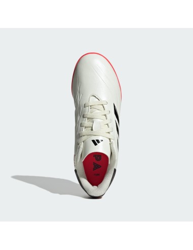 Zapatillas adidas Copa Pure 2 Club Blancas y Coral: Estilo y Rendimiento en la Cancha (IE7531).