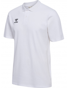 Camiseta Polo Hummel Blanco: Estilo y Comodidad para Cada Día (224831-9001).