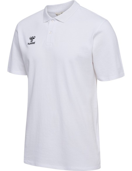 Camiseta Polo Hummel Blanco: Estilo y Comodidad para Cada Día (224831-9001). Camiseta Polo Hummel Blanco: Estilo y Comodidad para Cada Día (224831-9001).