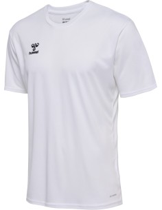 Camiseta Blanca Hummel: Estilo Deportivo y Comodidad (224541-9001).