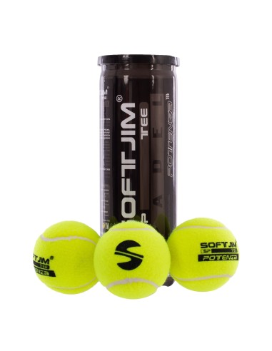 BOTE 3 PELOTA PADEL POTENZA SOFT JIM (24285).