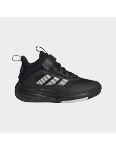 Zapatillas Adidas Negras OwnTheGame con Velcro: Comodidad y Estabilidad para los Más Pequeños (IF4593).