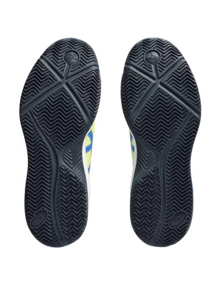 Zapatillas Asics Gel-Dedicate Padel Amarilla Azul: Estabilidad y Comodidad en la Pista (1041A414-751).