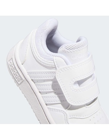 Zapatillas Adidas Hoops Blanco Velcro | Estilo y Comodidad para el Día a Día (GW0442).