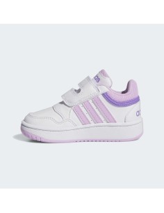 Zapatillas Adidas Hoops Blanca Lila | Estilo y Comodidad para el Día a Día (IF7734). 2